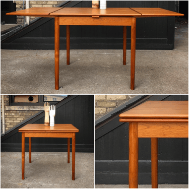 Danish Modern Teak Dining Table 