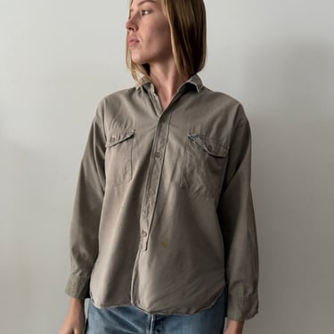 60s Japanese Cotton Boxy Work Shirt