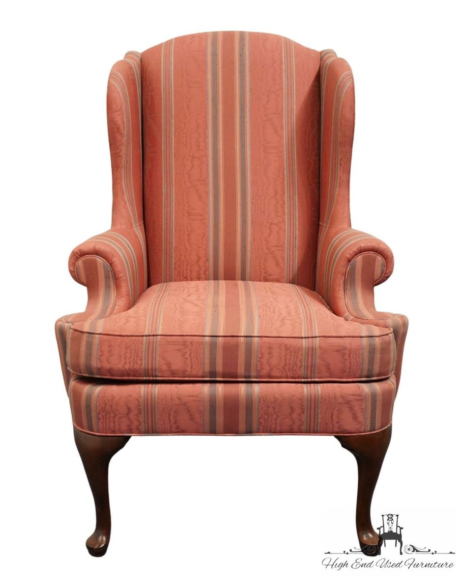 THOMASVILLE FURNITURE Traditional Salmon Upholstered Accent Wingback
