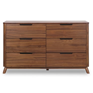 American Walnut Double Dresser