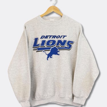 Vintage NFL Detroit Lions Crewneck Sweatshirt Sz XL, F as in Frank Vintage