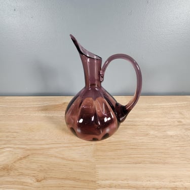 Blown Glass Pitcher Vase 