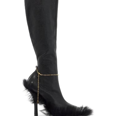 Burberry Slinky Leather High Legging Boots Women