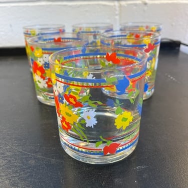 Set of Six Georges Briard Forever Spring Rocks Glasses