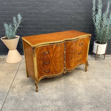 Vintage French Provincial Style Dresser with Carving Details, c.1950’s 
