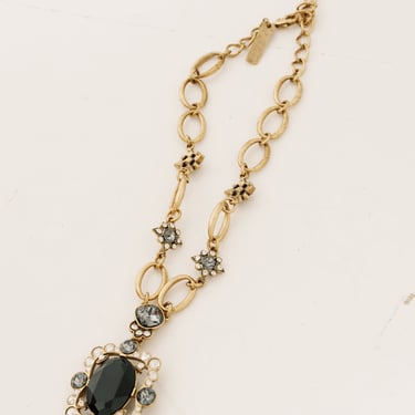 Oscar de la Renta Gold Pendant Necklace