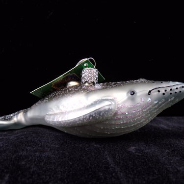 cj/ Nautical Themed Christmas Ornament - Humpback Whale