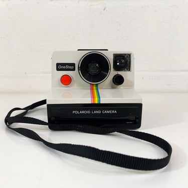 Vintage Polaroid Land Camera OneStep SX-70 Instant Film Photography Tested Working Time Zero Rainbow 1970s 