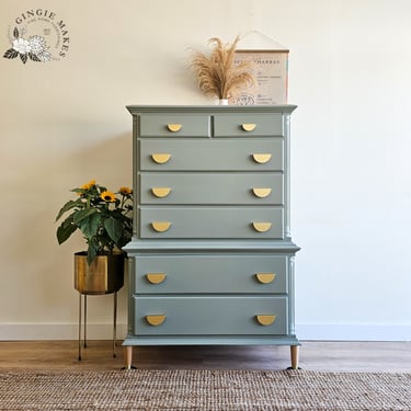 Refinished Highboy Dresser *****please read ENTIRE listing prior to purchasing SHIPPING is NOT free 