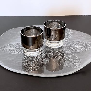 Vintage 80s Kosta Boda Platter 