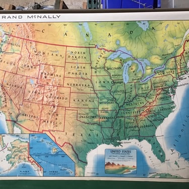 Rand McNally Political Map of the United States (Seattle)