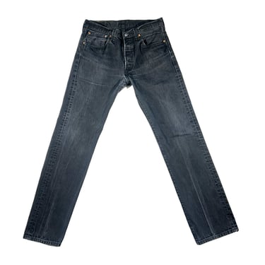 Vintage Black 501 Levis Jeans Boot Cut