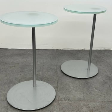 Steelcase Laptop Table with Glass Top