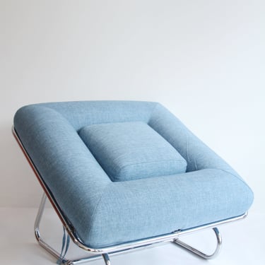 Italian Poltrona Lounge Chair, 1960s