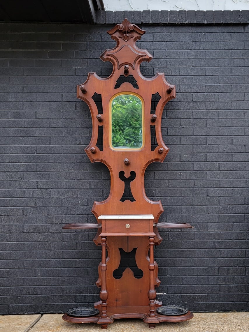 Marble Top Hall Tree Wishbone Reserve Baltimore, MD