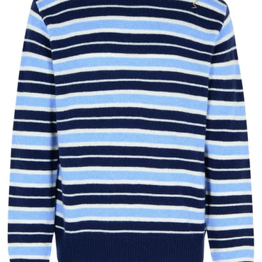 Marni Blue Virgin Wool Blend Sweatshirt Men