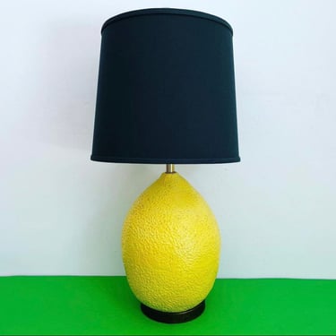 Oversize Hanson Lemon Lamp & Shade 