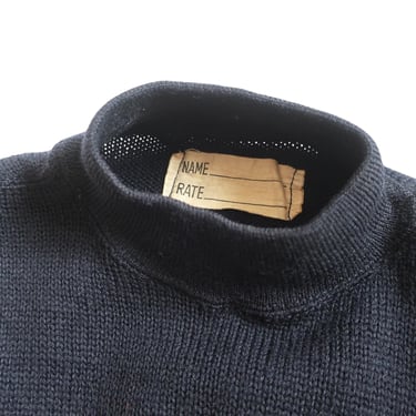 vintage sweatshirt /  military sweater / GOB sweater / 1960s US Navy GOB deck watch wool sweater Small 