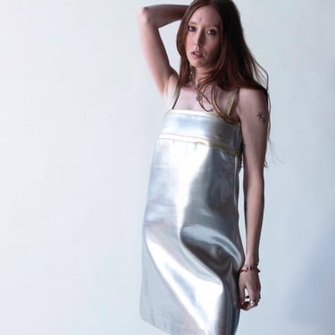 1960s Silver Mini Dress | Deanna Little for Paraphernalia 