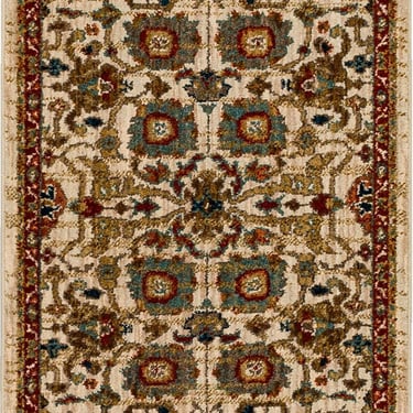 Karastan Rugs Keralam Cream 2' 4 x 7' 10 Area Runner Rug FFE258-93