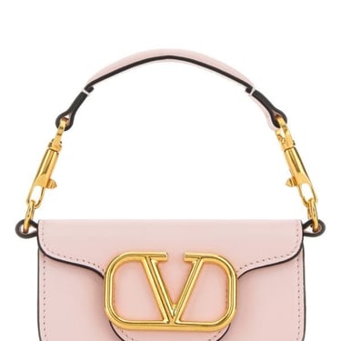 Valentino Garavani Woman Pink Leather Locã² Handbag