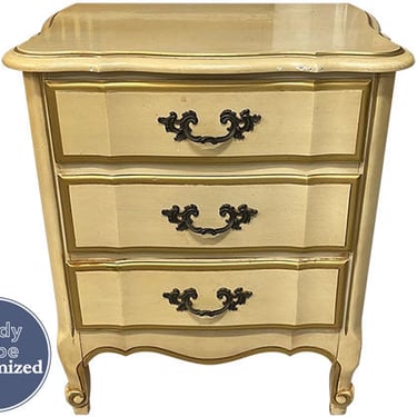 23&quot; Unfinished 3 Drawer Palais Royal Vintage Single Nightstand #08343