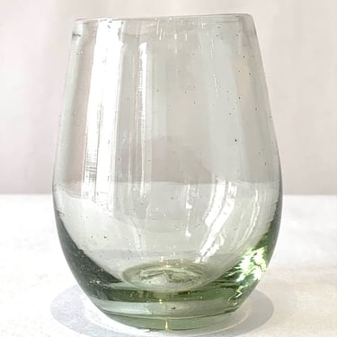 Recycled Handblown Glass | Small Oval Clear