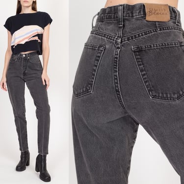 Small 90s Faded Black High Waisted Jeans 27