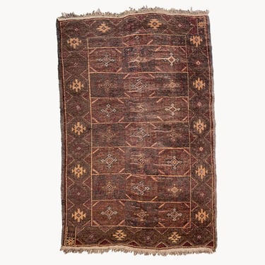 Zainab Wool Antique Rug | 3'8" x 5'9"