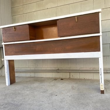 Midcentury 1960s Upcycled Full/Queen Headboard