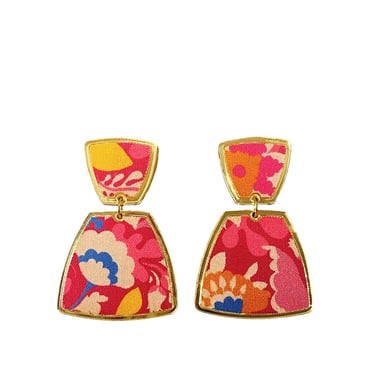 Sample Sale Retro Floral Earrings