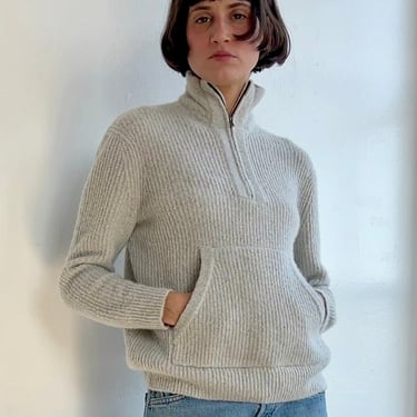 Cloud Cashmere Half Zip Sweater (S)