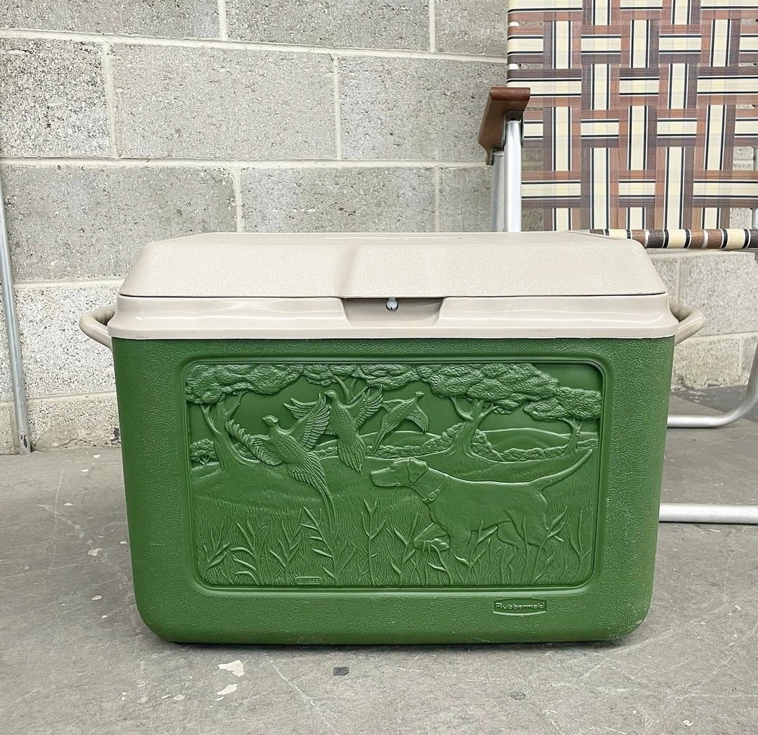 Dad's Rubbermaid Cooler. We took it camping when I was a kid in the 80s and  90s, it's still indestructible. : r/BuyItForLife