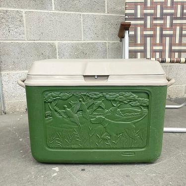 Vintage green best sale coleman cooler