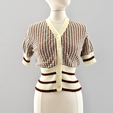 Vintage 70s Knit Blouse