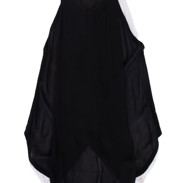 Ann Demeulemeester Crepe Color-Block Dress