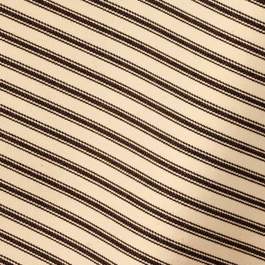 COTTON TICKING IN BLACK