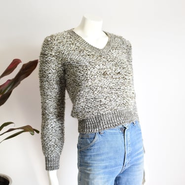 1970s Shaggy Cropped Sweater - XS/S 