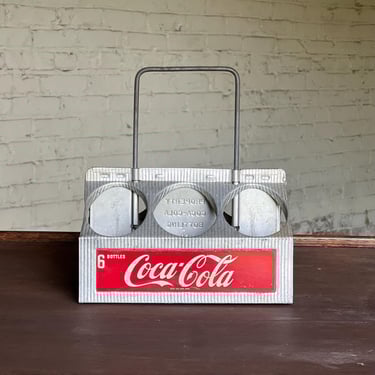 Vintage 1950s Coca-Cola 6 Bottle Aluminum Carrier 