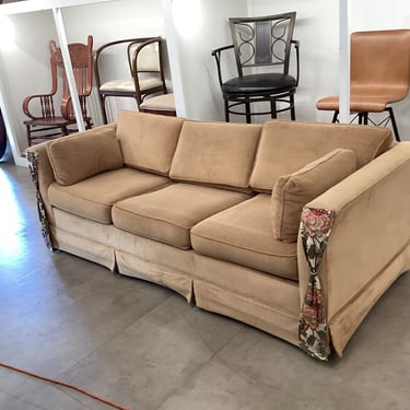 Khaki Corduroy Sleeper Sofa