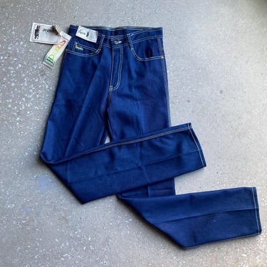 Vintage 1980s Deadstock Esquire Jeans / New Old Stock Vintage 80s Blue High Waisted Jeans / Dark Wash 70s 80s Jeans 30 Waist / Jeans 30x35 