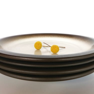 Single Heath Ceramics Beachstone 11 1/2" Dinner Plate, Vintage Modernist Edith Heath Rim Line Plate - Multiples Available 