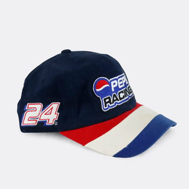 Vintage Nascar Jeff Gordon Pepsi Racing Sponsored Patch Snapback Hat