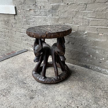 Carved Wood Stand