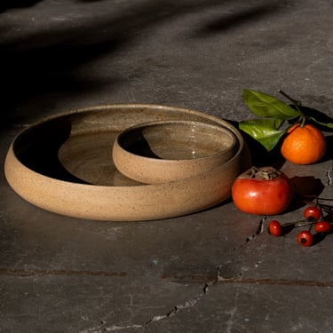 Walnut Serving Platter Set