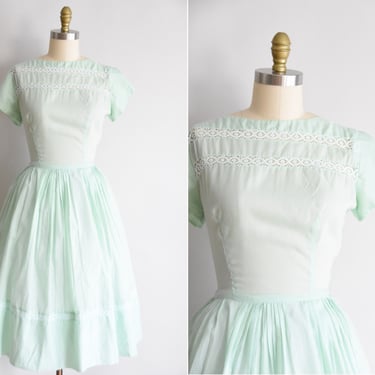 1950s Mint Popsicle dress 