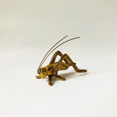 Vintage Brass Grasshopper 