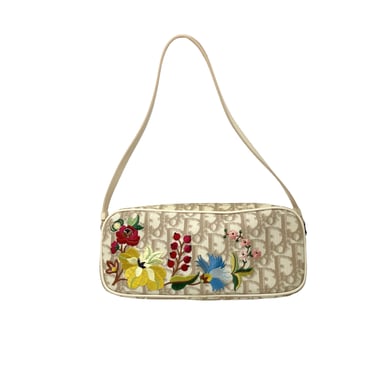 Dior Tan Logo Floral Mini Bag