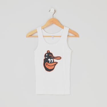 Vintage Y2k Baltimore Orioles Ribbed Tank Top - baseball, 2000s clothing - Women's S 