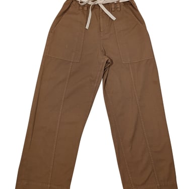 A.L.C. - Camel Brown Cotton Paperbag Waist Pants Sz 8